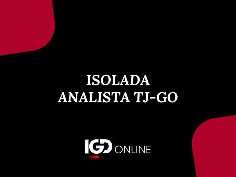 ISOLADA ANALISTA TJ-GO